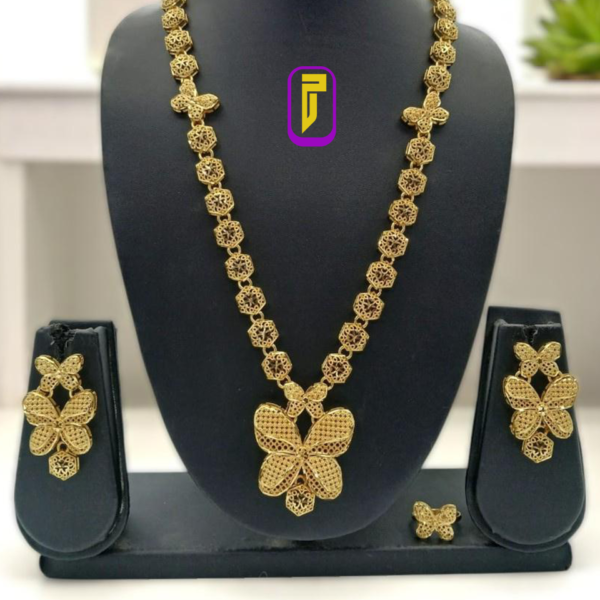 butterfly turkey long necklaces set PRAJLBTS-105