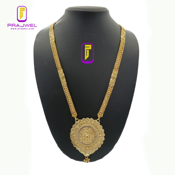 sangam traditional gold plated maharani long set PRAJLNS12