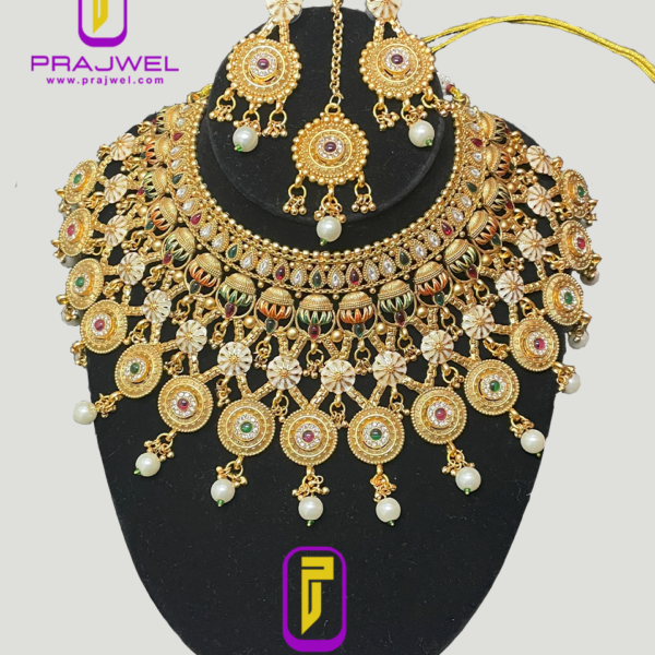 radha rani elegance temple choker set PRLE0003