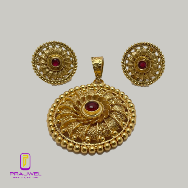 yashna temple pendent set PRLE0014_1