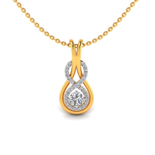 infinity drop pendant